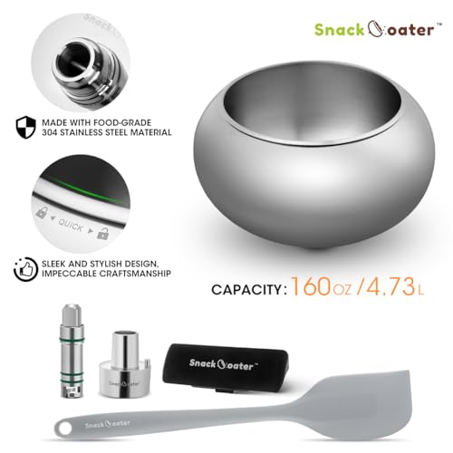 Aieve-Snack-Coater-Compatible-with-KitchenAid-Tilt-Head-Stand-Mixer-Class-Series-45-qt-and-Artisan-Series-5-qt-for-Making-Chocolate-Covered-Almonds-160oz473L-Capacity-Upgraded-Version