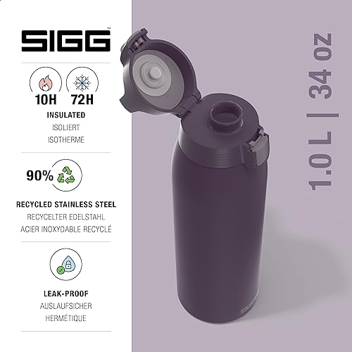 SIGG, Insulated Water Bottle, Shield Therm One, Suitable for Carbonated Beverages, Leakproof, Dishwasher Safe, BPA Free - Image 2