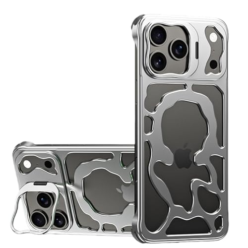 IPhone 17 / 17 Air / 17 Pro / 17 Pro Max p ^t[P[X, BOX^htJیfUC, MagSafeΉ, A~Xop[, M\tyʕیJo[(Silver,17 A