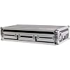 DEEJAY LED Universal DJ Coffin Case for Two Standard CD Players plus 10-in Mixer w/Sliding Laptop Shelf - TBHDJCD10WLT