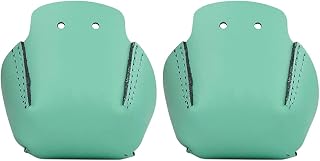 ALDOUS 1 Pair Skates Cap Guards Protectors PU Skate Cap with 4 Holes Cap Protectors Green