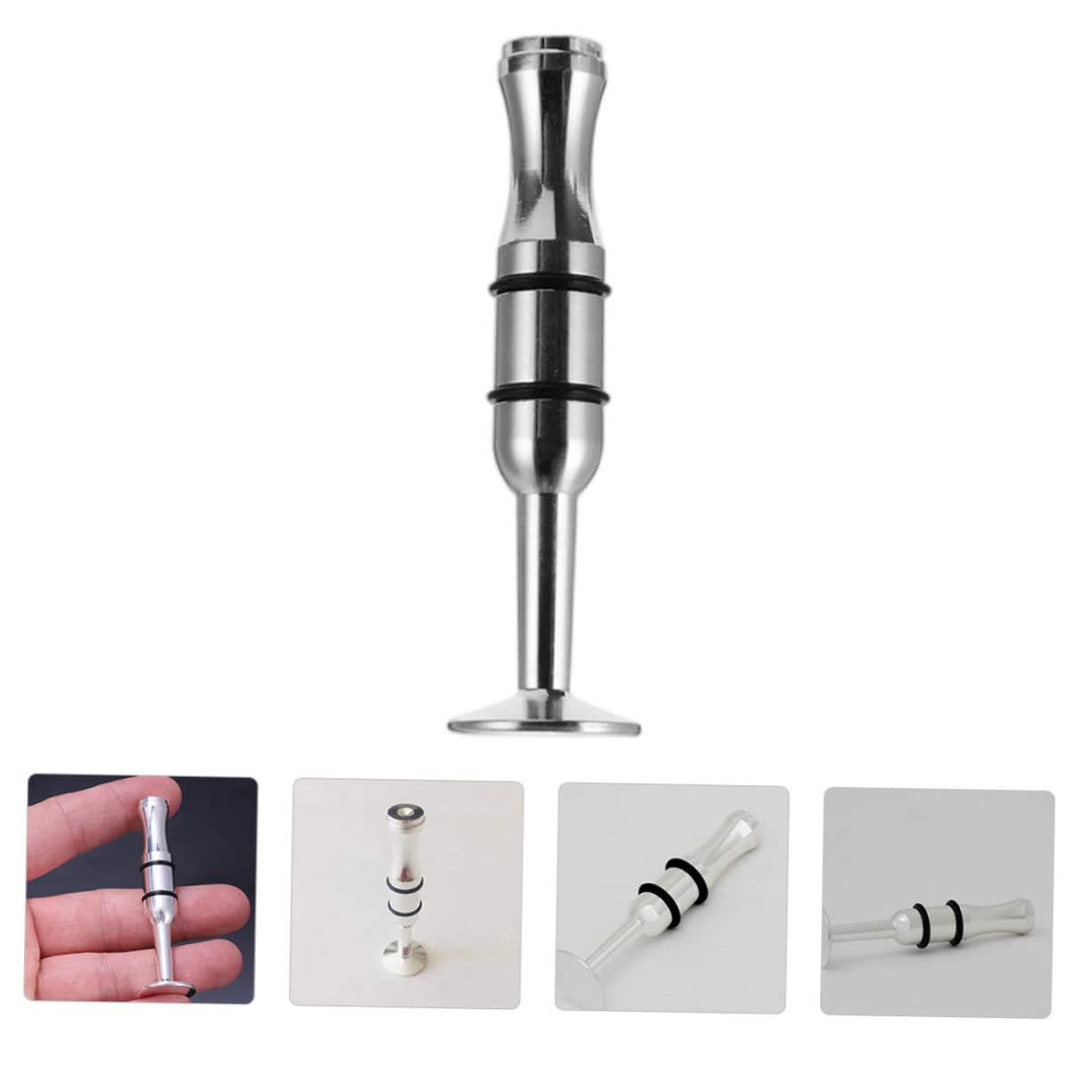 TOYANDONA 4pezzi Esercitatore Per Bocca Per Strumenti Musicali Argento Utensile Per Pratica Tromba Trombone Sassofono e Clarinetto Di Forma e Labiale Compatto e Resistente