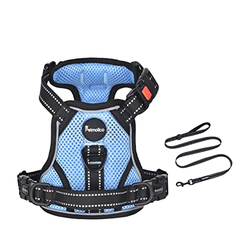 Petmolico No Pull Dog Harness and Leash Set No Choke 4 Leash Attchments C[W[Rg[nh \tgpbh˃xXg pn[lX ^AXJCu[ X[