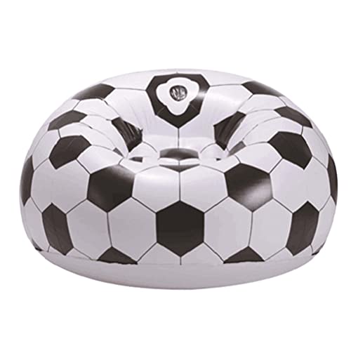 IMIKEYA Gonflable Canapé Gonflable Flocage Paresseux Canapé Haricot Conception du Football Gonflable Chaise de Football Air Coup Chaise De Plage pour en Plein Air À' extérieur À