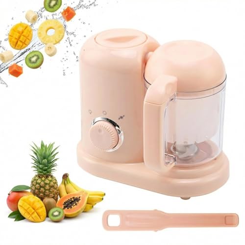 4-in-1 Baby Food Maker and Food Processor Multifunctional Steamer and Blender with Auto Cooking and Grinding BPA-Free Puree Maker for Healthy Infant Meals