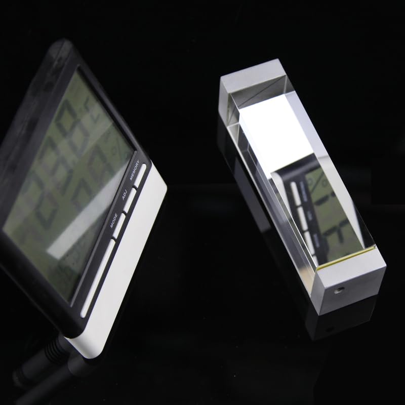 1pc 30 * 30 * 150 Right Angle Prism Quadratic Element Surveying Prism with Stand,Customized Prism Optical Instrument Experiment