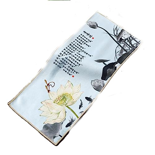 Thickened Painted Tea Cloth Tea Towel Chinese Painting Ancient Style Tea Ceremony Towel Tea Mat