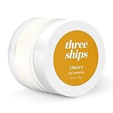 Three Ships Cherry Lip Exfoliator – Vegan Lip Polish & Moisturizer – As Seen on TV – Soothing, Hydra