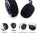 Fectiacal 2 Pairs Headphone Earpad Covers Stretchable Fabric Washable Sanitary Earpad, Earcup Ear pad Covers Fit Most On Ear Headphones 3.14" - 4.33" (8-11cm) (2Pairs-L)