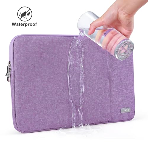 Image of Portable Monitor Case 14 Inch, Protective Carrying Sleeve for Most 14 inch Portable Monitors,Water Resistant Portable Display Bag with Accessory Pocket,Size-13.5 inchx8.8 inch Purple