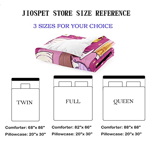 Jiospet Black Girl Comforter Set African American Black Girls Comforter Set Twin Size Black Girls Twin Comforter Set For Girls Black Girl Bedding Sets Twin Size, Pink, 1 Comforter 1 Pillowcase #TOP4