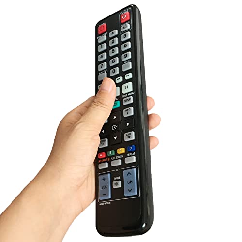 New Ak59-00104R Replaced Remote For Samsung Blu-Ray Dvd Disc Player Bd-C6500 Bd-C5500 Bd-D6500/Za Bd-D6100C/Za Bd-P1580 Bd-P1590M Bd-P1595 Bd-P1600 Bd-C6800/Xaa Bd-C6600/Xaa Bd-C6900 #TOP1