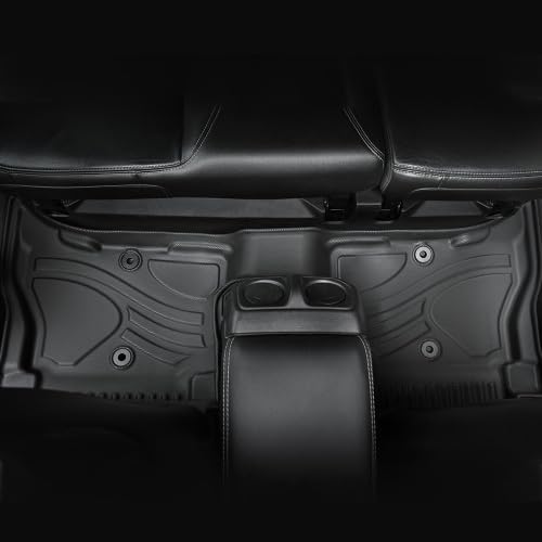 Waterproof and Stain-Resistant TPE Car Floor Mats Black 3 PCS for Jeep Wrangler JL 2018-2024 4 Doors Model (Not Fit for Jeep Wrangler JK or 4XE)