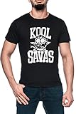 Kool Savas Schwarz T-Shirt Kurzarm Men's Black T-Shirt