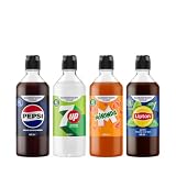 Sodastream Mix Zero – 4x Concentrati Pepsi Zero, 7UP Zero, Mirinda e Lipton
