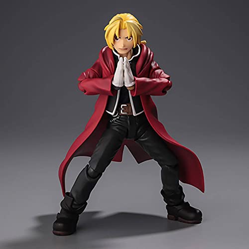 Nc Action Figures, 14Cm Edward Elric Toy Model Statue, Fullmetalalchemist Handmade Pvc Environmental Protection Materials Collection Ornaments Gift For Christmas #TOP5