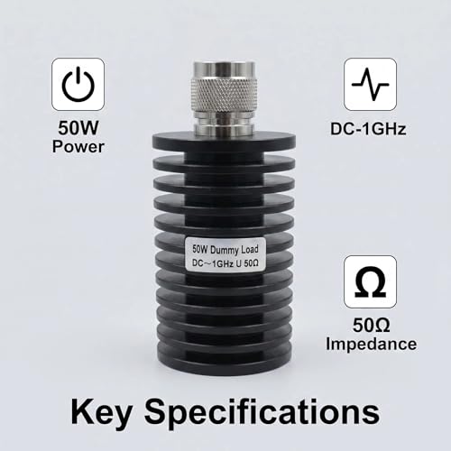 Carga artificial PL259 de 50W para ajustar emisoras sin causar interferencias 2