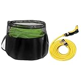 NiuLumea Borsa resistente per tubo flessibile con rete traspirante, organizer impermeabile Oxford 600D per tubo dell