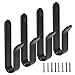 Snowboard Wall Mount 4PCS Horizontal Snowboard Rack Heavy Duty Skateboard Hanger Space-Saving Indoor Snowboard Accessories for Room, Garage,Winter Sports Accessory
