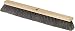 Carlisle 364342403 Hardwood Block Fine Floor Sweep, Pure Horsehair Bristles, 24" Length, Black