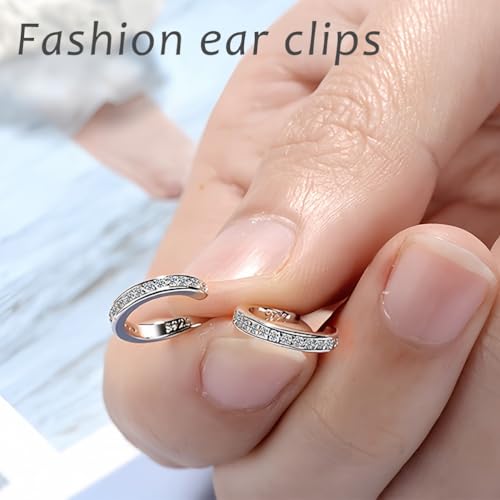 Fixura Ear Clips with Box, Ears Corrector Cuff, Alloy Non Pierced Clip on Cartilage Earring Adjustable Fake Earrings for Women Man2