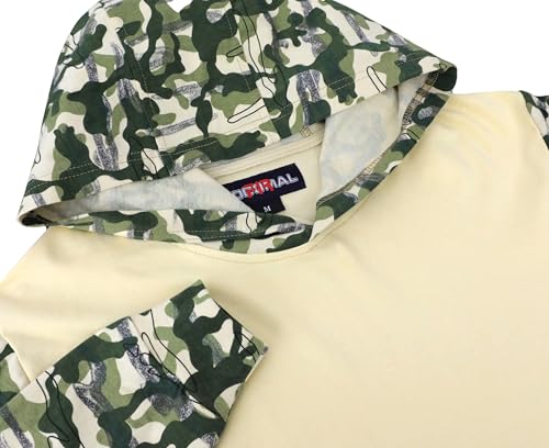 Image of BOCOMAL FR Hooded T Shirts Utility Pocket Fire Resistant Summer Hoodie CAT2