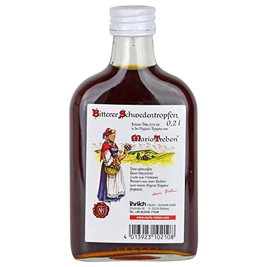 Hierbas suecas con alcohol 200ml Maria Treben