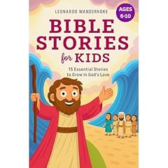 15 Bible Stories for Kids: Inspiring Lessons of Faith, Courage, and God&rsquo;s Power Audiolibro Por Leonardo Wanderkoke arte de portada