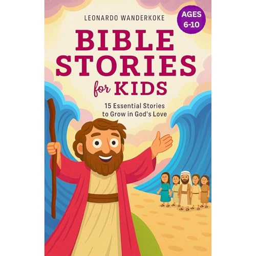 15 Bible Stories for Kids: Inspiring Lessons of Faith, Courage, and God&rsquo;s Power Audiolibro Por Leonardo Wanderkoke arte