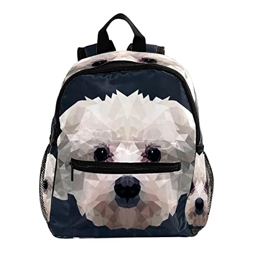 Sac à dos enfants motif carlin hipster pour l'école et les sorties du week-end