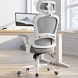 TRALT Office Chair - Ergonomic Office Chair with Back Support, Computer Chair - Home Office Desk Chairs, 330lbs Wide Seat Big and Tall Office Chairs with Headrest, Comfy Desk Chairs (Grey)