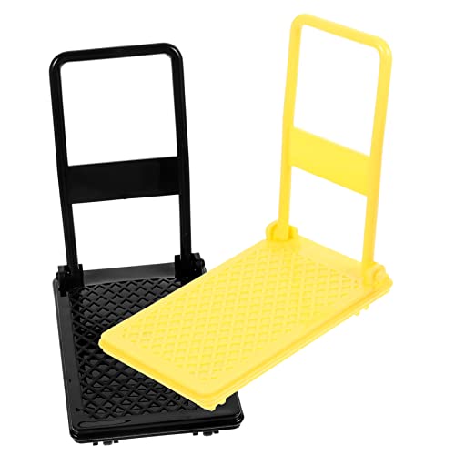 HONITANO 2 peças de carrinhos para casa de bonecas mini brinquedos carrinhos de decoração brinquedos para plataforma acessórios para camiões ornamentos para móveis carrinho de