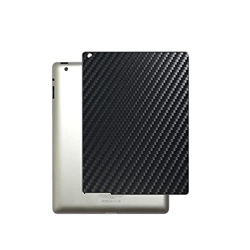 Puccy 2 Pack Back Protector Film, compatible with iPad 2 / iPad 3 / iPad 4 IPAD2 IPAD3 IPAD4 Black Carbon TPU Guard Cover （ Not Tempered Glass/Not Front Screen Protectors ） New