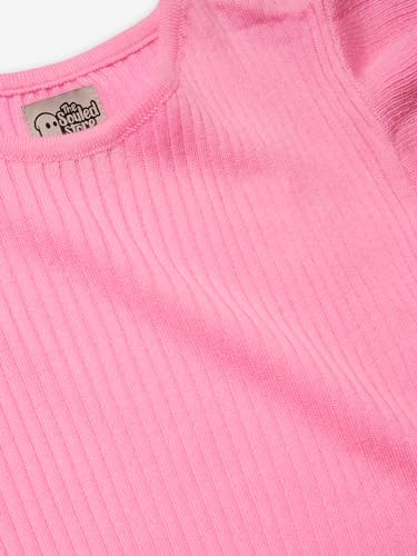 Image of The Souled Store Solids: Baby Pink Girls and Baby Girls Sleeveless Sweaters Girls Knit Sweaters for Kids' Children's Pullover Cable Cardigan Wool Printed Winter Wear Comfortable Warm