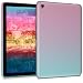 Produktbild kwmobile Huawei MediaPad M5 Lite 10 Hülle - Silikon Tablet Cover Case Schutzhülle für Huawei MediaPad M5 Lite 10 - Zwei Farben Design Pink Blau Transparent