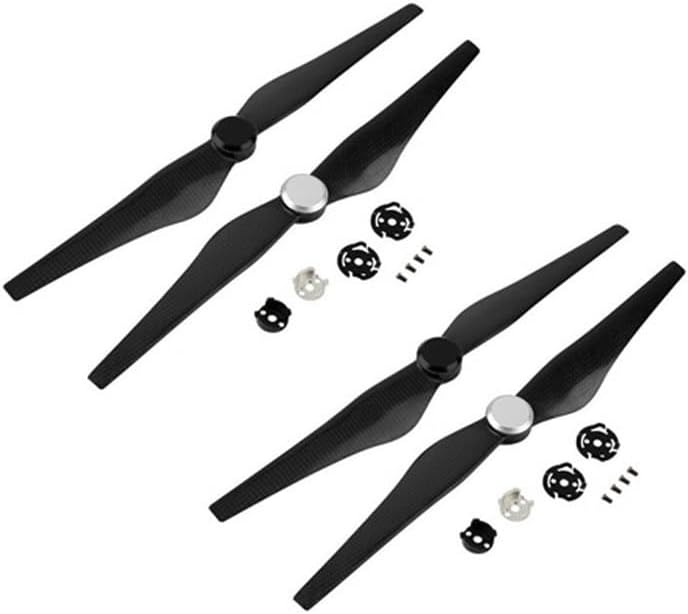 2 paresset 1345s hélice de liberación rápida+kit adaptador de montaje para D-ji Inspire 1 Drone repuesto