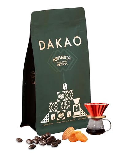 DAKAO COFFEE - Specialty Arabica, Vietnam Single Origin, Tostado Medio, En Grano, 12oz miniatura 1