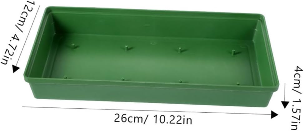 12pcs Flower Arrangement Base for Floral Centerpieces Rectangular Plastic Design Holder for Weddings and Parties for Fresh and Artificial Flowers