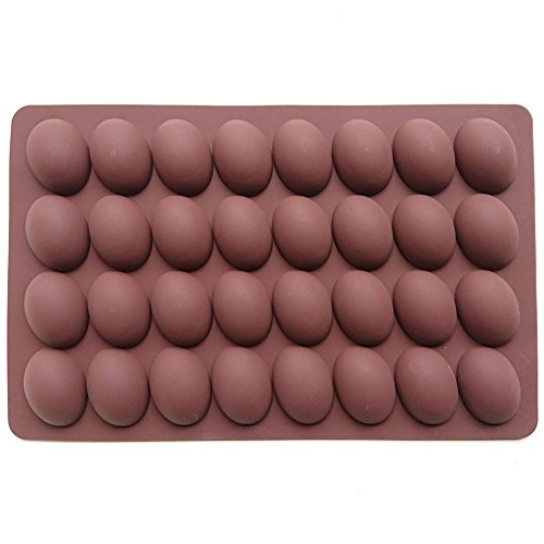 Chocolate Mold 32 holes Silicon Mold Mini Egg Shape Silicone Molds, Small Truffles chocolate molds, Candy Mold, Small Candy Molds, Hard Candy Mold, Baking Mold DIY Cake Decoration.