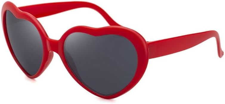 Miniatura 2 de DFDG Gafas de sol personalizadas en forma de corazón a granel personalizadas para boda, cumpleaños, Navidad, despedida de soltera regalos