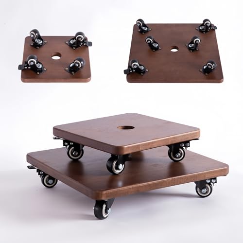 TechPeak �A�ؔ��X�^���h �ؐ� �A�ؔ��� �L���X�^�[�t�� 360°��]�L���X�^�[ flower stand ����v���[�g�ԑ� �u���� �ړ��ȒP �ω׏d 150kg �X�g�b�p�[�@�\�t�� ���� ���O ���� ��� �v������^�A�����ړ���� �������W���z