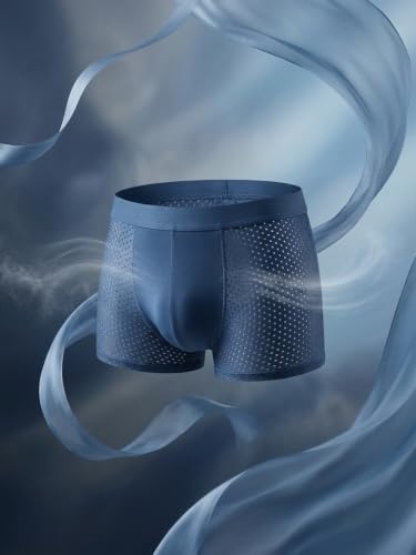 Image of Men Breathable Pouch Underwear Packs Mesh Boxer Briefs | Air Ventilation Boxer Brief | Pack of 1