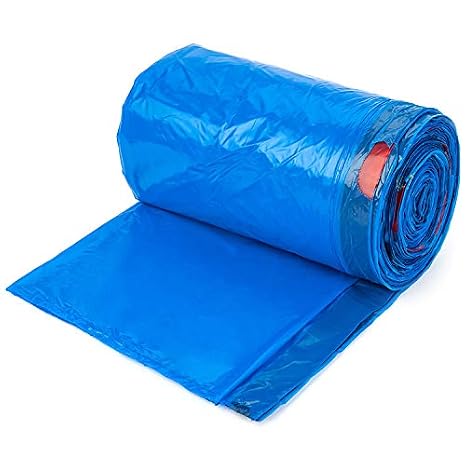 Ultrasac Blue Recycling Bags 33 Gallon 0.9 MIL, 33.5 x 38, Pack of 45