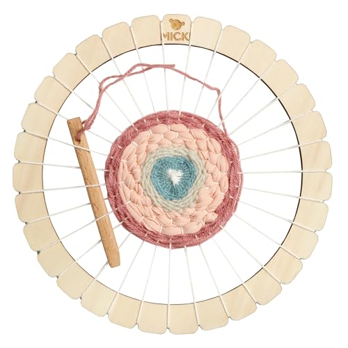 Micki Webrahmen Rund – DIY Kit für Kinder und Erwachsene – Webstuhl...