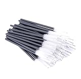 Xiaoyu 100PCS Disposable Mascara Wands Eyelash Applicator Eyebrow Brush - White