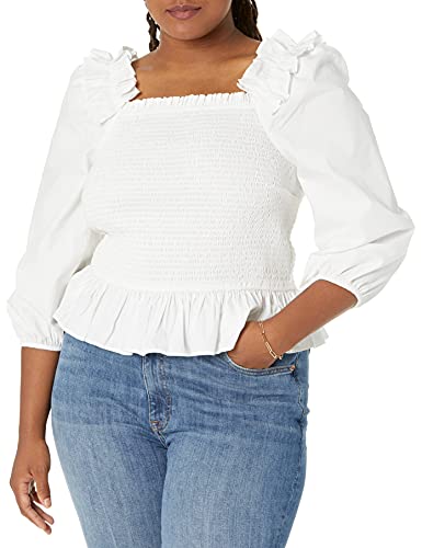 The Drop Women's Marisol Long-Sleeve Ruffle Smocked Top - Image 5