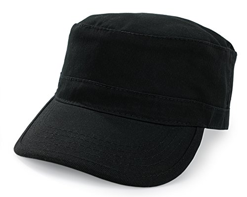 Unisex Mütze Army Destroyed Cap Fidel Castro Kuba Style Fullcap im Military Cadet Camouflage (Black) Unisex Mütze Army Destroyed Cap Fidel Castro Kuba Style Fullcap im Military Cadet Camouflage (Black)
