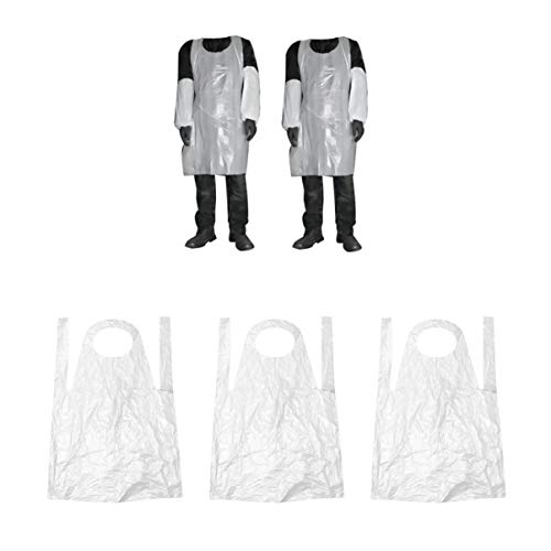 Unomor 100pcs Box Disposable Tattoo Apron Heavy Duty Industrial Protective Work Smock