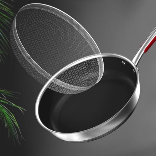 Wok antiadherente con tapa, 10.2 pulgadas miniatura 6