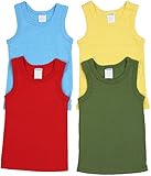 ToBeInStyle Boy's Pack of 4 Tank Tops